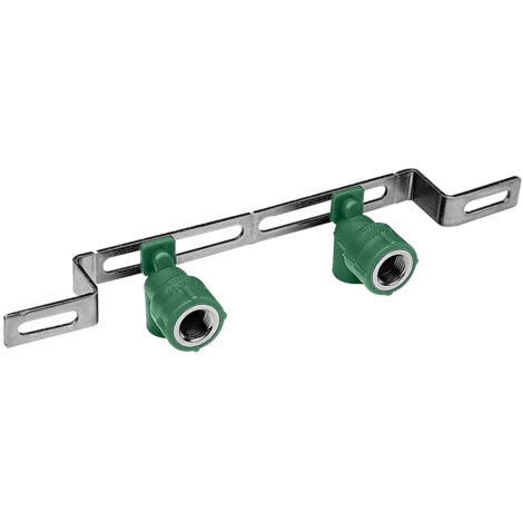SCELTO DA DESIVERO Gomiti a 90° fil. femmina c/staffa e supporto met. k85 d.20x1/2 codice prod: DSV02268