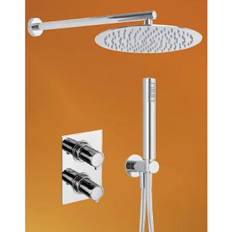 SCELTO DA DESIVERO Kit doccia incasso termost tondo 2vie codice prod: DSV15299
