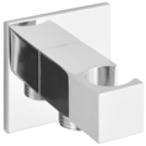SCELTO DA DESIVERO Kit supporto doccia con presa acqua quadrato cromo codice prod: DSV15897