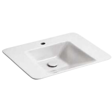 SCELTO DA DESIVERO Lavabo in ceramica sosp.per muro 69x54 senza troppopieno codice prod: DSV17863