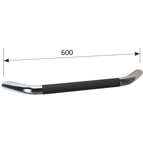 SCELTO DA DESIVERO Maniglione Agevola cm 60 cromo/gomma codice prod: DSV15992