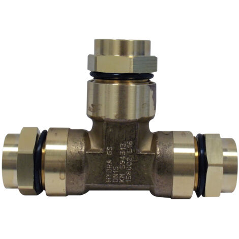SCELTO DA DESIVERO Raccordo a t per gas ridotto 25x25x15 codice prod: DSV16301