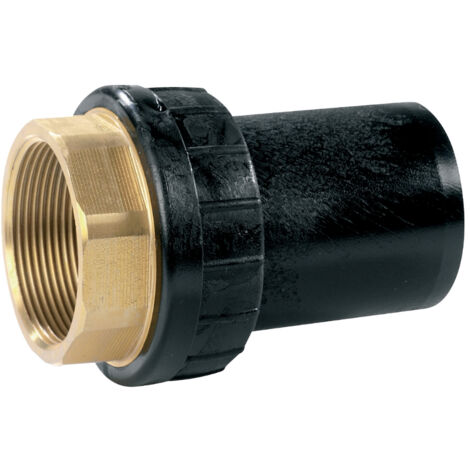 SCELTO DA DESIVERO Raccordo di transizione pe/ottone diritto filettato f gas/acqua 50x1"1/2 codice prod: DSV14431
