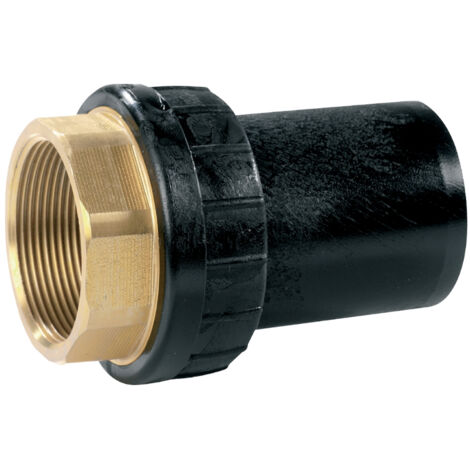 SCELTO DA DESIVERO Raccordo di transizione pe/ottone diritto filettato f gas/acqua 75x2"1/2 codice prod: DSV14433