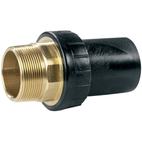 SCELTO DA DESIVERO Raccordo di transizione pe/ottone diritto filettato m gas/acqua 50x1"1/2 codice prod: DSV14423