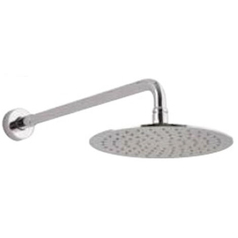 SCELTO DA DESIVERO Rain braccio cromo con soffione tondo slim 200x200 codice prod: DSV16200