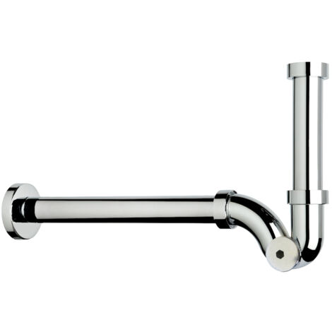 SCELTO DA DESIVERO Sifone 1,1/4 a "s" abs cromato senza piletta codice prod: DSV16119