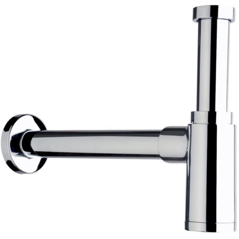SCELTO DA DESIVERO Sifone 1"1/4 design tondo in ottone per lavabo codice prod: DSV13174