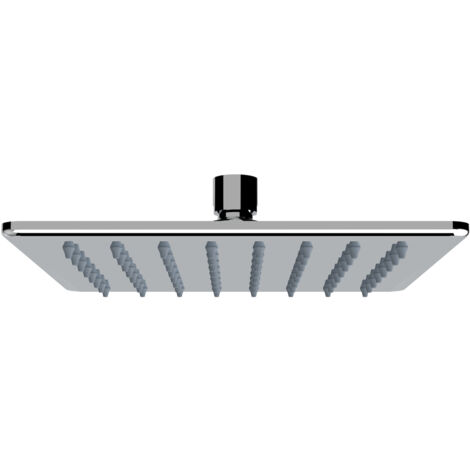 SCELTO DA DESIVERO SOFFIONE QUADRATO ACC.INOX D.200X200 7MM SNODO ORIENTABILE C/ATTACCO 1/2" codice prod: DSV20651
