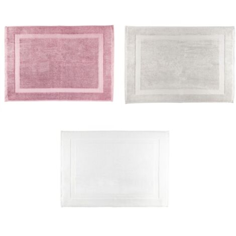 SCENDIDOCCIA 50X70CM BIANCO/ROSA/PERLA.