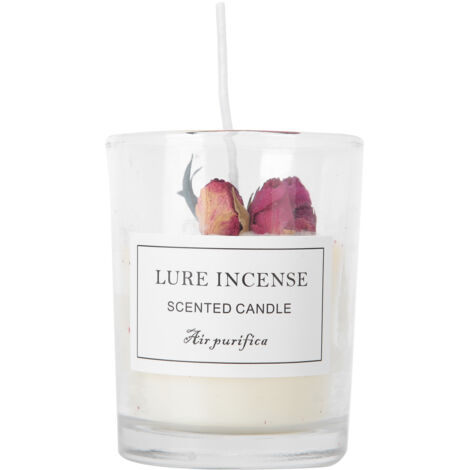 Scented Candle Glass Candle Jar Birthday Gift Home Decor Wedding Table Decoration