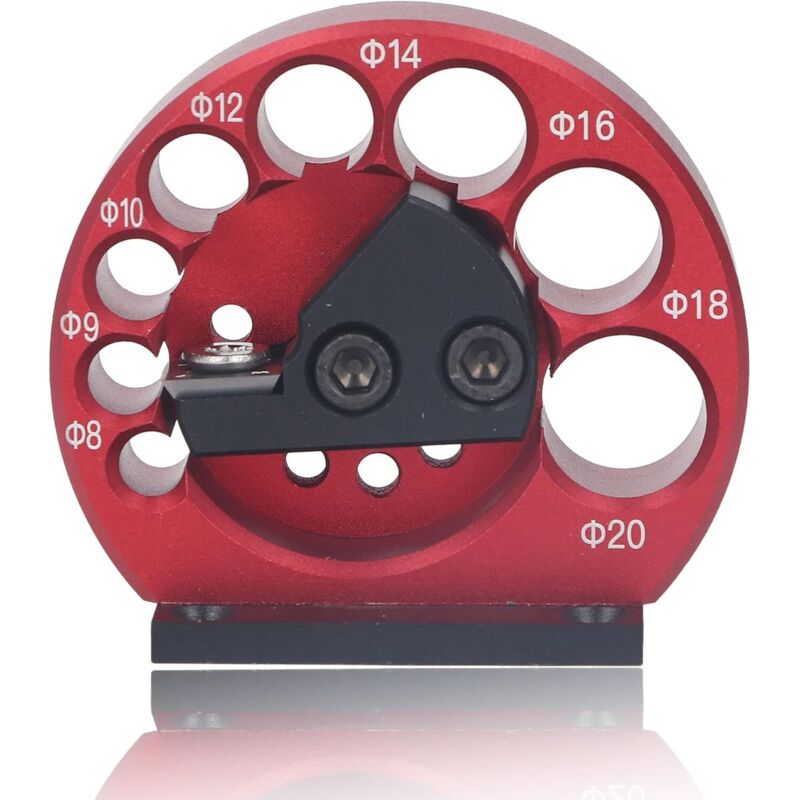 Image of Schablone zur Herstellung von 8-20 mm Dübeln – Verstellbarer Rohrabschneider mit Klingen