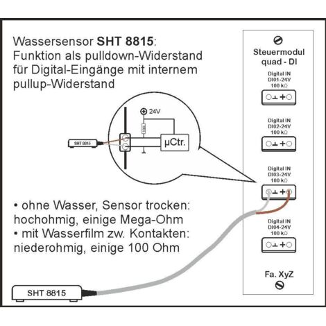 Schabus 200370 SHT 8815 Aktiver Wasser-Sensor  für Digitaleingänge