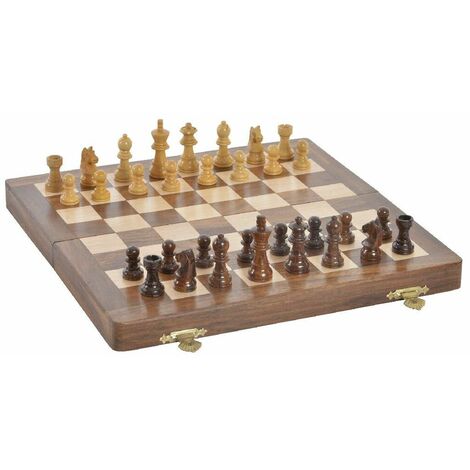 Schach DKD Home Decor Rosenholz Buchenholz (2 pcs) (30 x 30.5 x 2 cm)
