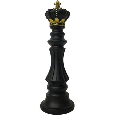 Schachfigur aus Kunstharz für die Inneneinrichtung, ein künstlerisches Sammlerstück für Schach- und Designliebhaber.