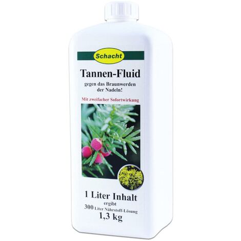 Schacht Tannen fluid 1 Liter für Nadel- und Immergrüngehölz