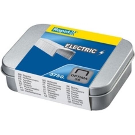 Schachtel mit 2.500 Heftklammern optima hd70 verzinkt für Elektrohefter rexel