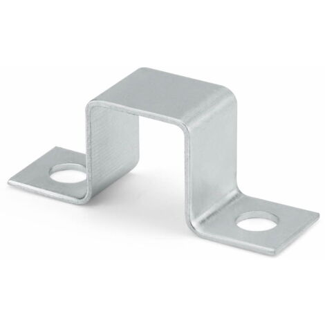 INDEX Schachtel mit 50 Stück - Befestigungsschelle für Profiltypen "C" - Verzinkt 28 / 30 x 81 - Schachtel mit 50