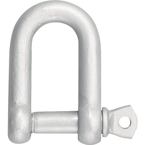 Schäkel Tragfähigkeit 200 kg Bügel/Bolzen 8 mm gerade Form