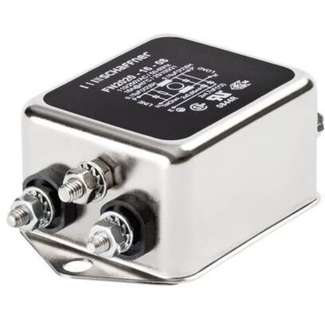 Schaffner FN 2020-12-06 FN 2020-12-06 Filtro antidisturbo 250 V/AC, 250 V/DC 12 A 0.7 mH (L x A) 64 mm x 29.3 mm 1 pz.
