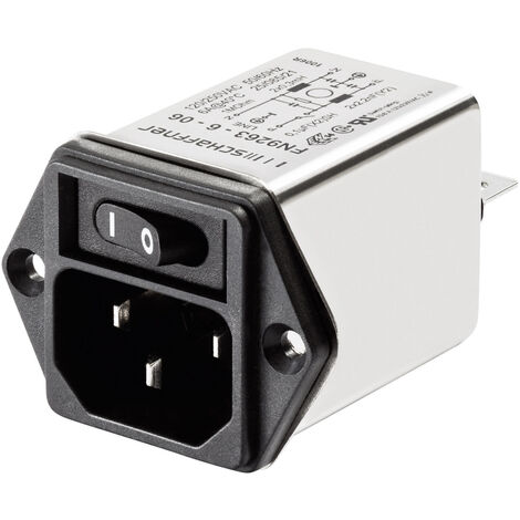 Schaffner FN 9263-3-06 FN 9263-3-06 Netzfilter mit Kaltgerätebuchse 250 V/AC 3 A 2 mH (B x H) 46 mm