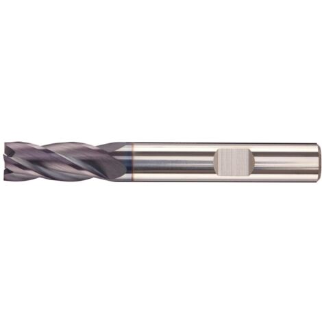 Schaftfräser DIN6527 VHM AlTiN+ Z4 30Grad Schaft HB 3mm FORTIS