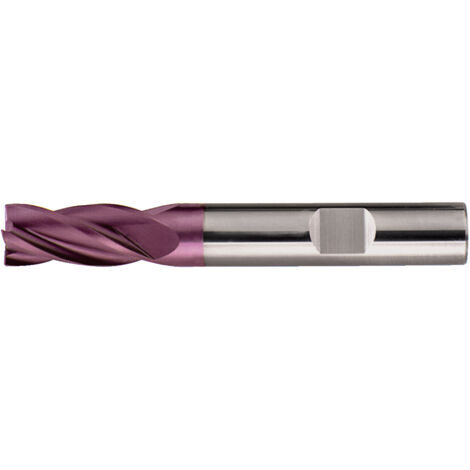 Schaftfräser lang DIN6527VHM TiALN Schaft HB Z4 9,0mm FORMAT