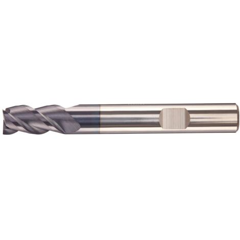 Schaftfräser lang VHM AlTiN+ Z3 45Grad Schaft HB 4,0mm FORTIS