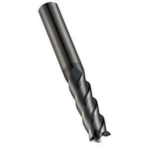 Schaftfräser S717 D.12mm Gesamt-L.100mm Schneiden-L.50mm HM AlCrN 40Grad Z.4