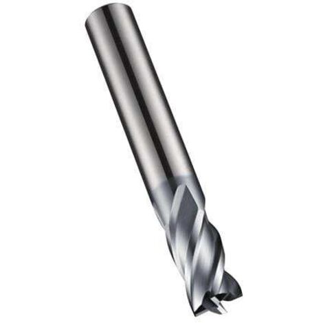 Schaftfräser S804HA DIN 6527K D.8mm Gesamt-L.58mm Schneiden-L.12mm HM AlCrN