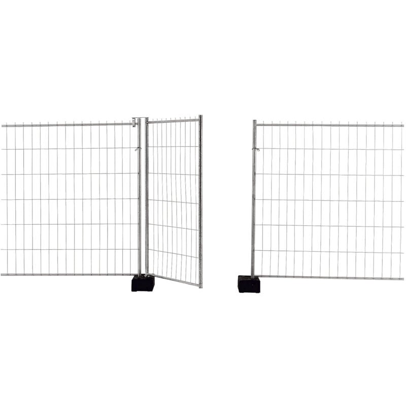 Schake Clôture de chantier porte largeur 1200 mm hauteur
