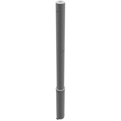 Schake Absperrpfosten herausnehmbar aus Stahlrohr verzinkt Ø76x2,9mm mit Profilzylinder und Stahlkappe 900mm Überflur