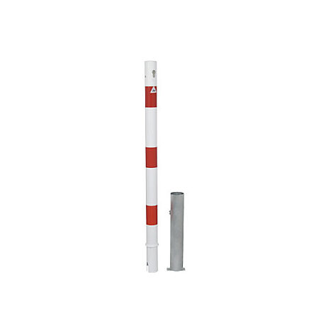 Schake  Paletto di sbarramento  Ø 60 mm  bianco / rosso 