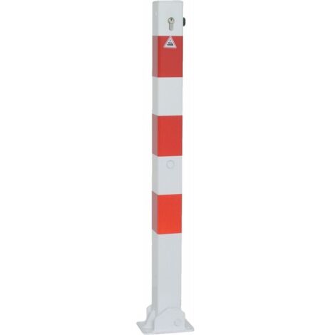Schake  Paletto di sbarramento  70 x 70 mm  bianco / rosso 