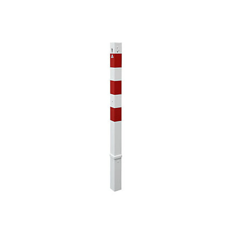 Schake  Paletto di sbarramento  70 x 70 mm  bianco / rosso 