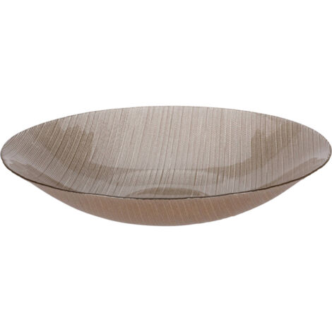 Schale aus Glas KARNEOL, Ø 30 cm