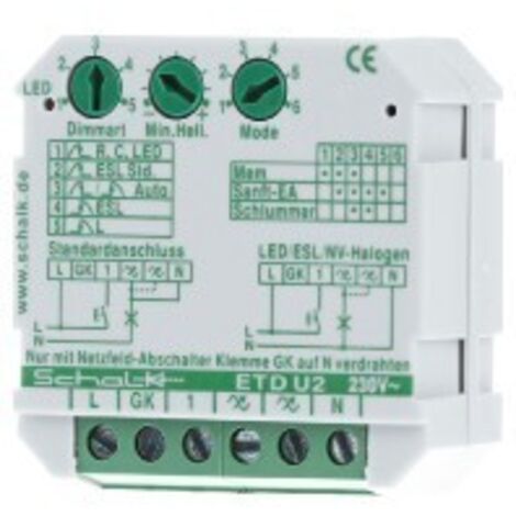 Schalk Universal-Tastdimmer UP 230VAC 0-500VA ETD U2