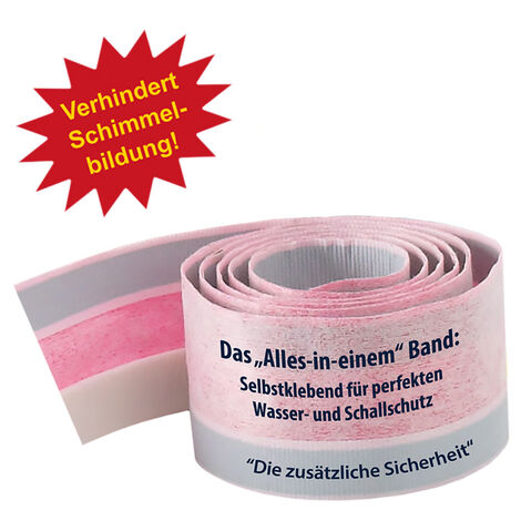 Schalldichtband 3,6 m selbstklebend für Badewannen "Easy-2"