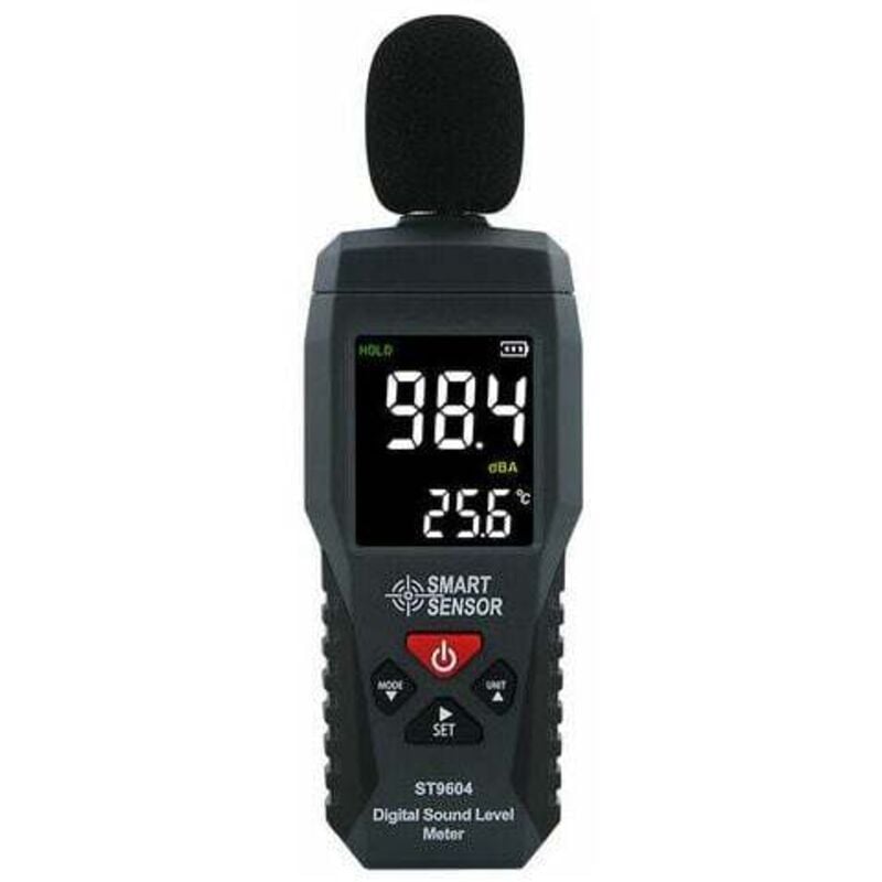 Image of Schallpegelmesser, Geräuschtester, digitaler Audio-Schallpegelmesser, 30–130 dB, Luxmeter