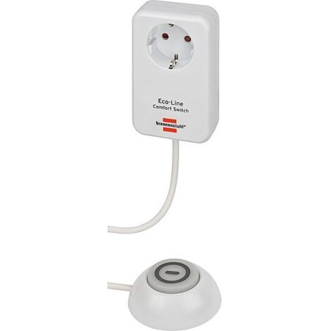 Schaltbare Steckdose Eco-Line Comfort Switch Adapter - mit Fußschalter - 1,5 m