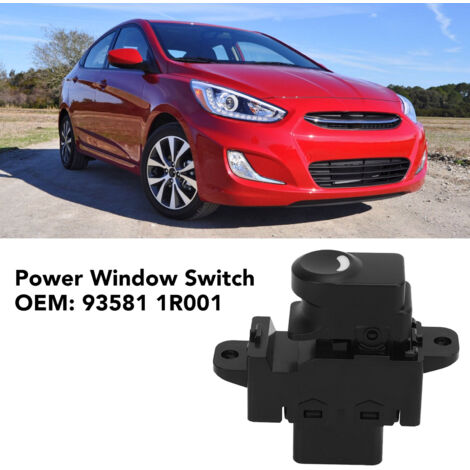 Schalter für elektrische Fensterheber hinten 93581 1R001 links/rechts für Hyundai Accent (2013-2017)