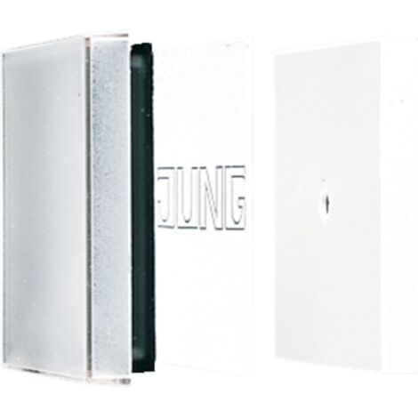 Schalter Jung ls 990 nagl transparent weiß 8,99x7,01 cm