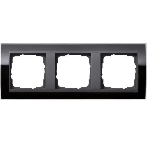 Schalterrahmen Gira 0213738 Kunststoff Schraubenlos 3-fach