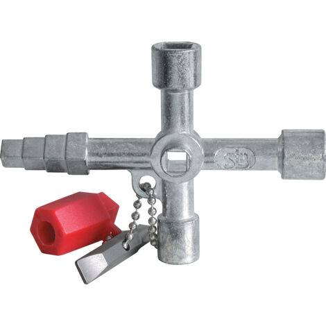 Schaltschrank-Schlüssel Profi Key 820-M-03 S+B 89 x 62 mm
