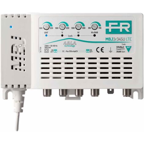 Schalttafel 2 Eingänge III+DAB, UHF Indoor Self-powered 35Db 223621