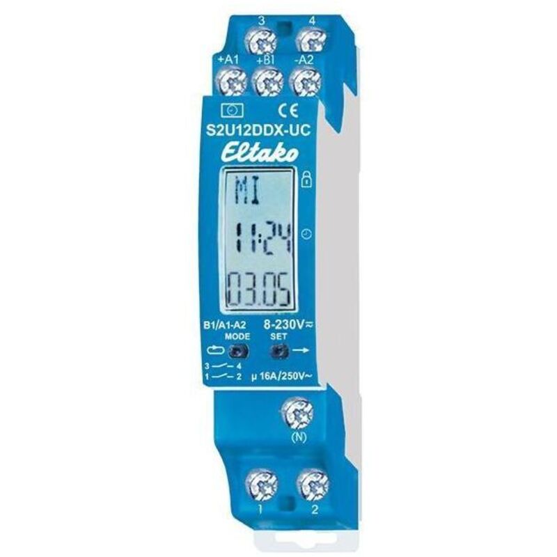 Eltako - S2u12ddx-uc Hutschienen-zeitschaltuhr 230 V