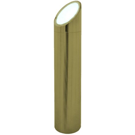 Schanksäule, Modell „Tower“, mit Beleuchtung, TIN-goldfarben 1-leitig - 80 mm Ø