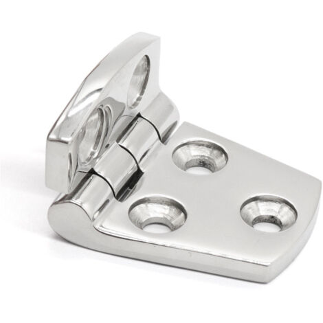 Scharnier aus Edelstahl 316, 57 x 38 mm, Fünfloch-Klappscharnier, Scharnier für Yachten und Wohnmobile, Schiffsbeschläge 38 x 57, Schiffsscharnier 1