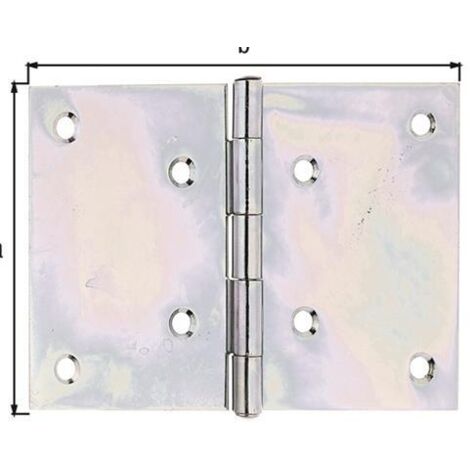 Scharnier breit 100 mm verzinkt