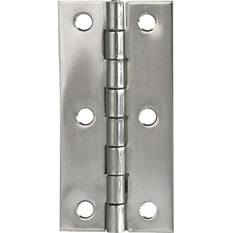 Scharnier DIN 7954 A schmal 80 x 41 mm, Edelstahl